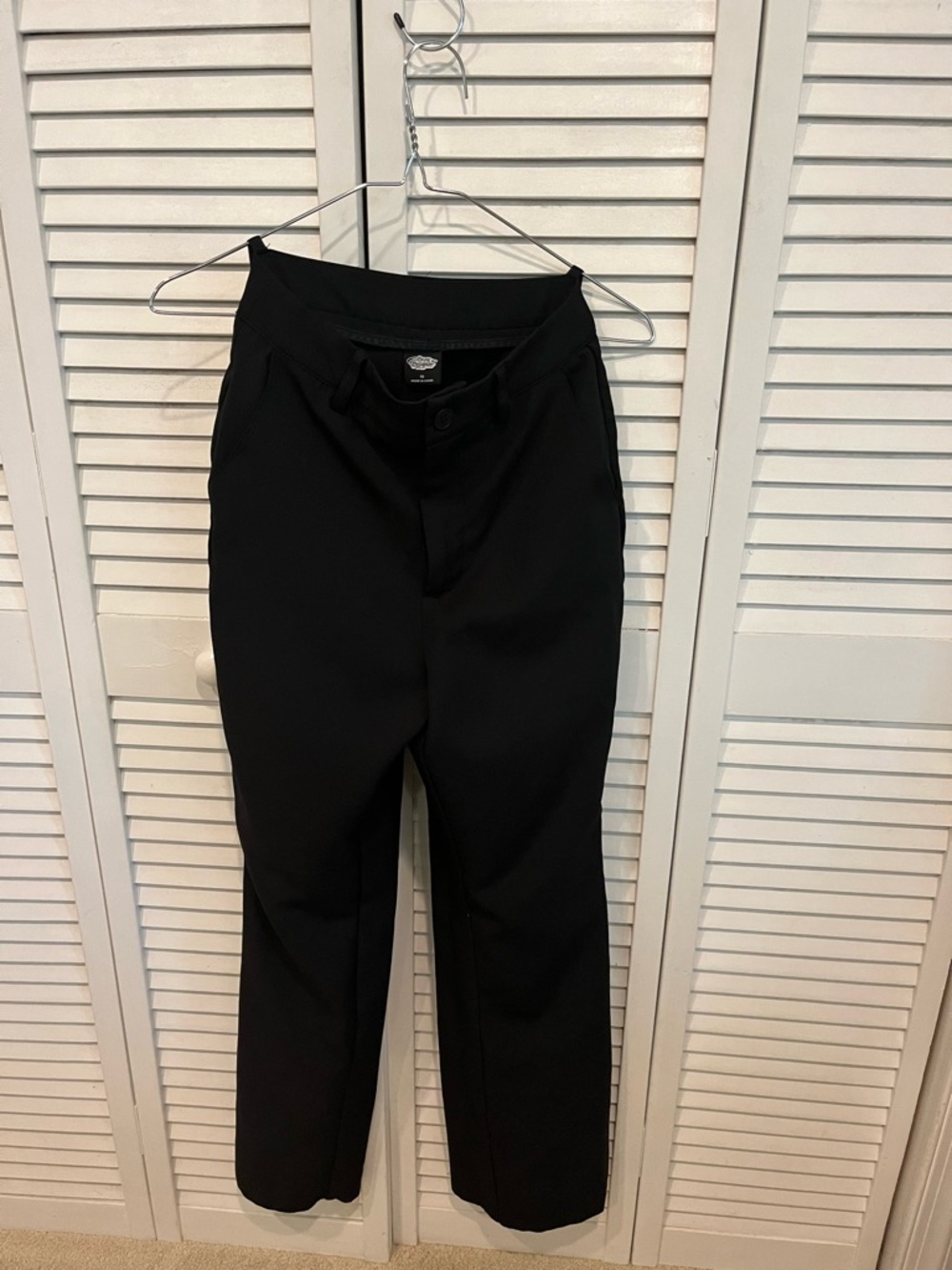 Women's Black Trousers - Classic Straight Leg
